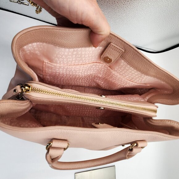 Like New Kate Spade Lise Mulberry Pink Leather Shoulder Bag Purse Handbag - Picture 11 of 14